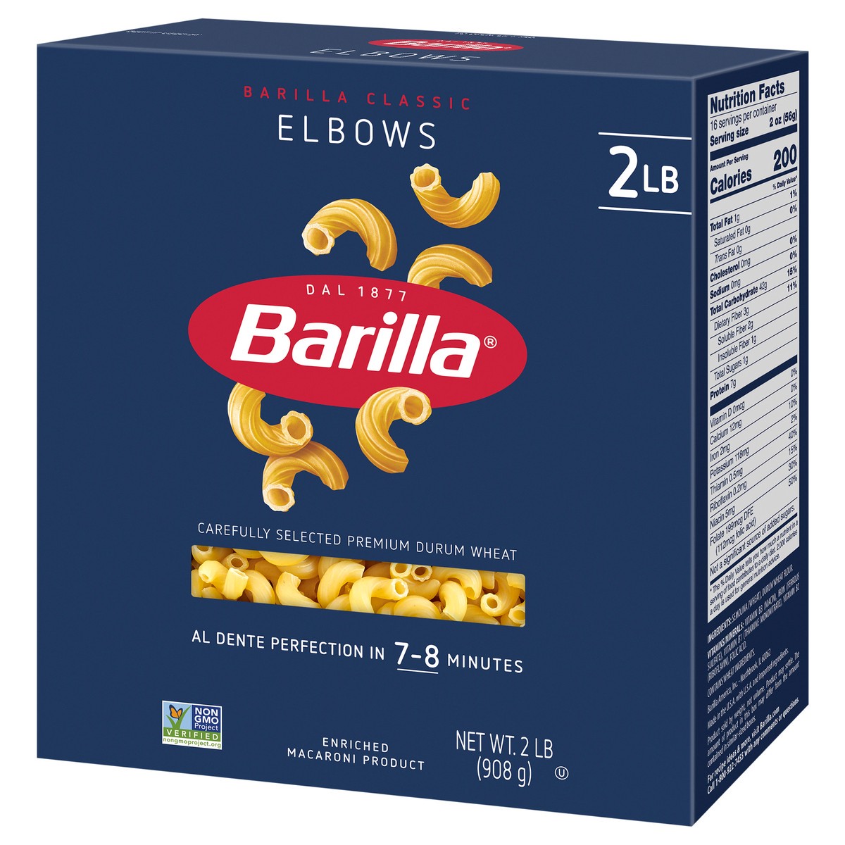 slide 4 of 9, Barilla Elbows Pasta, 32 oz