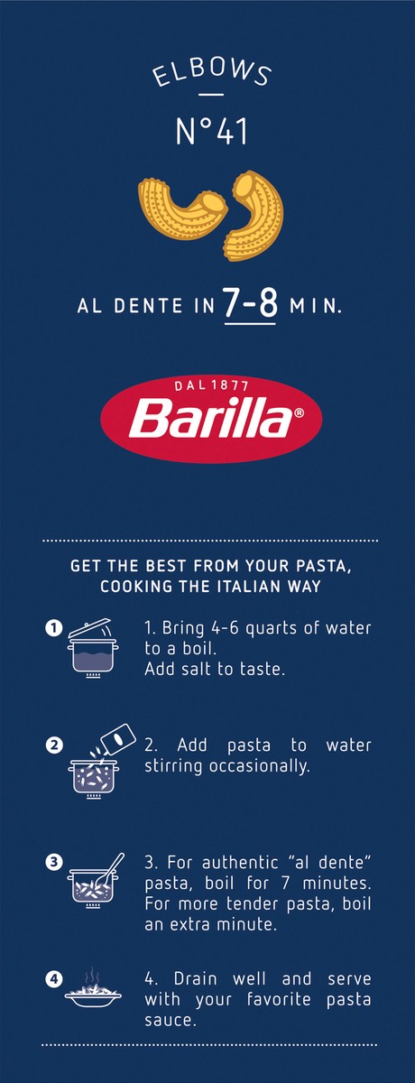 slide 3 of 9, Barilla Elbows Pasta, 32 oz