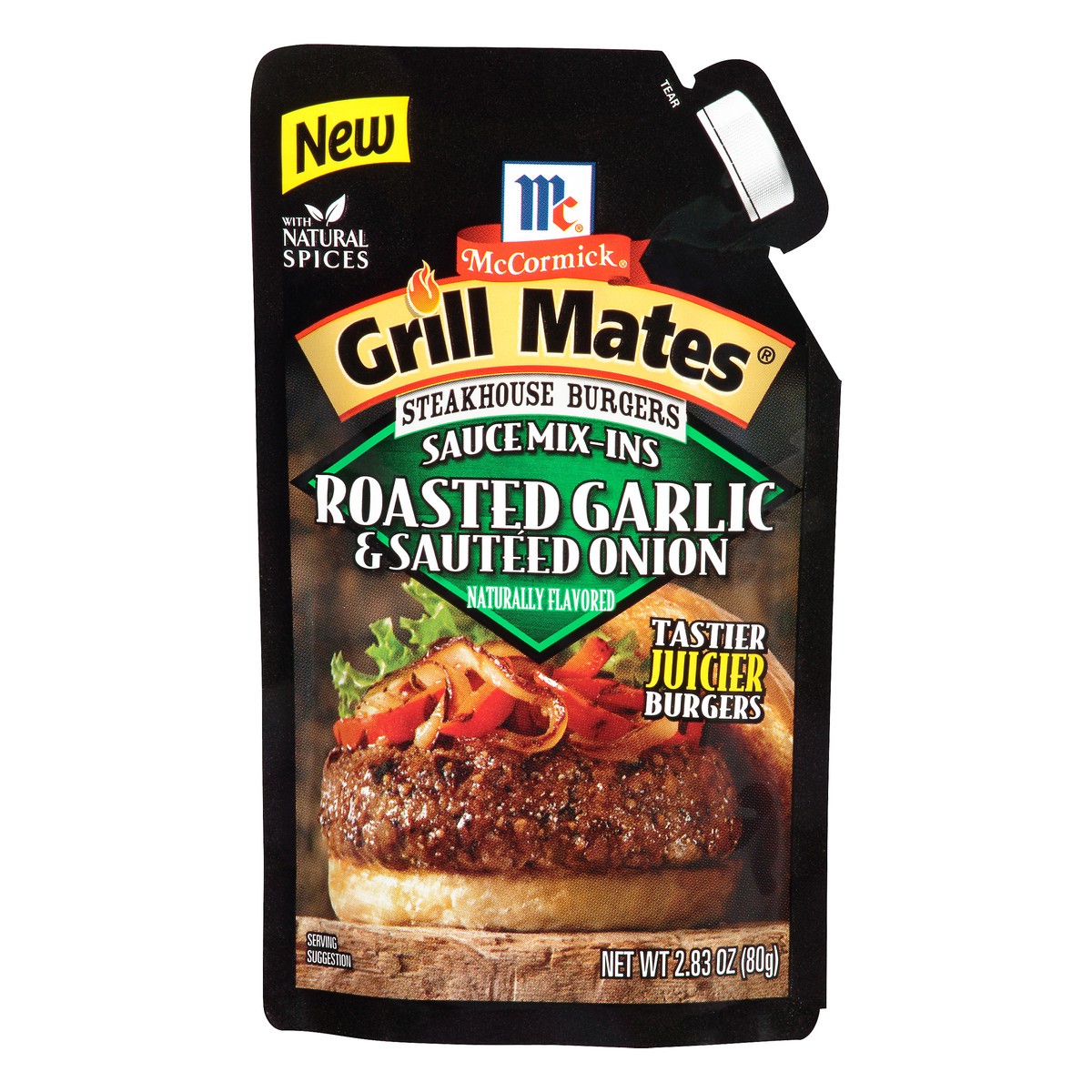 slide 1 of 8, McCormick Grill Mates Roasted Garlic & Sauteed Onion, 2.83 oz, 2.83 oz