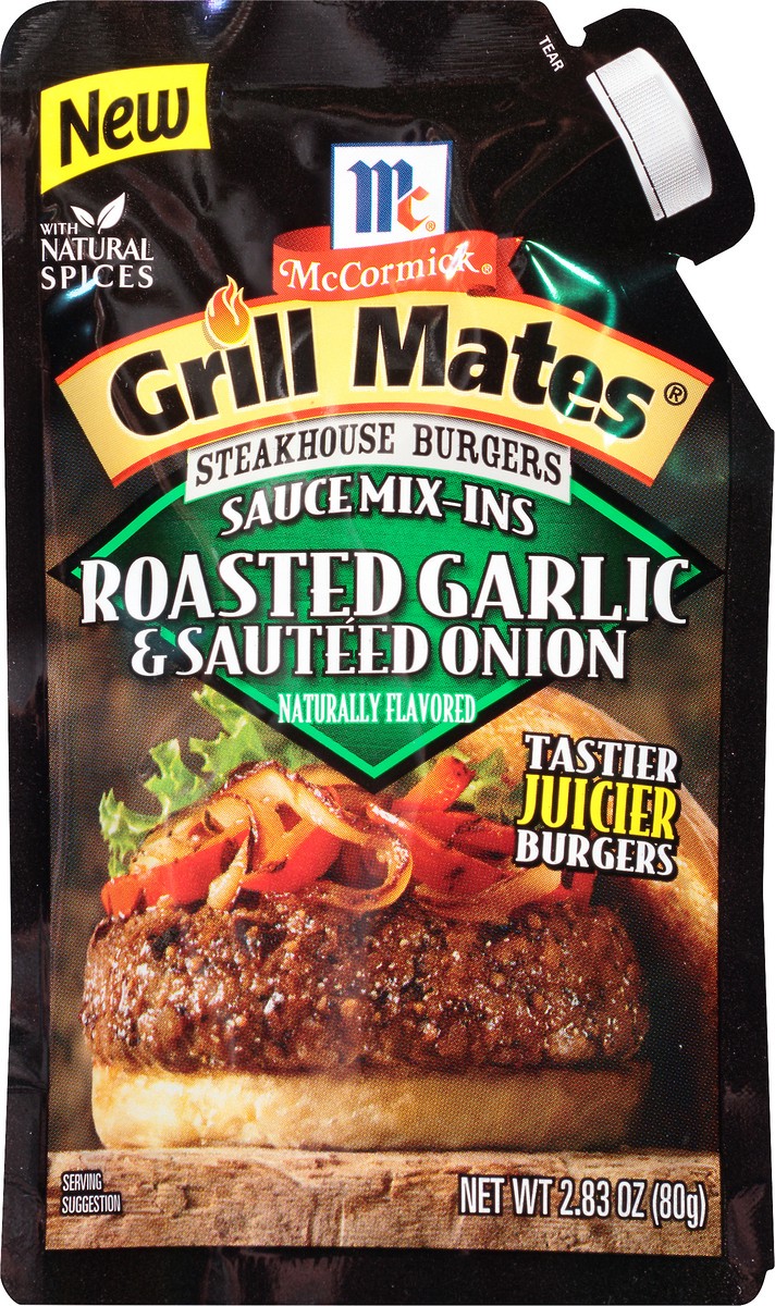 slide 7 of 8, McCormick Grill Mates Roasted Garlic & Sauteed Onion, 2.83 oz, 2.83 oz