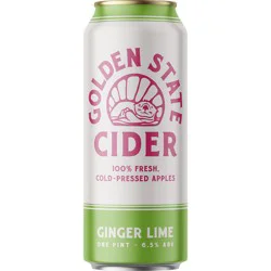 Golden State Cider Ginger Lime