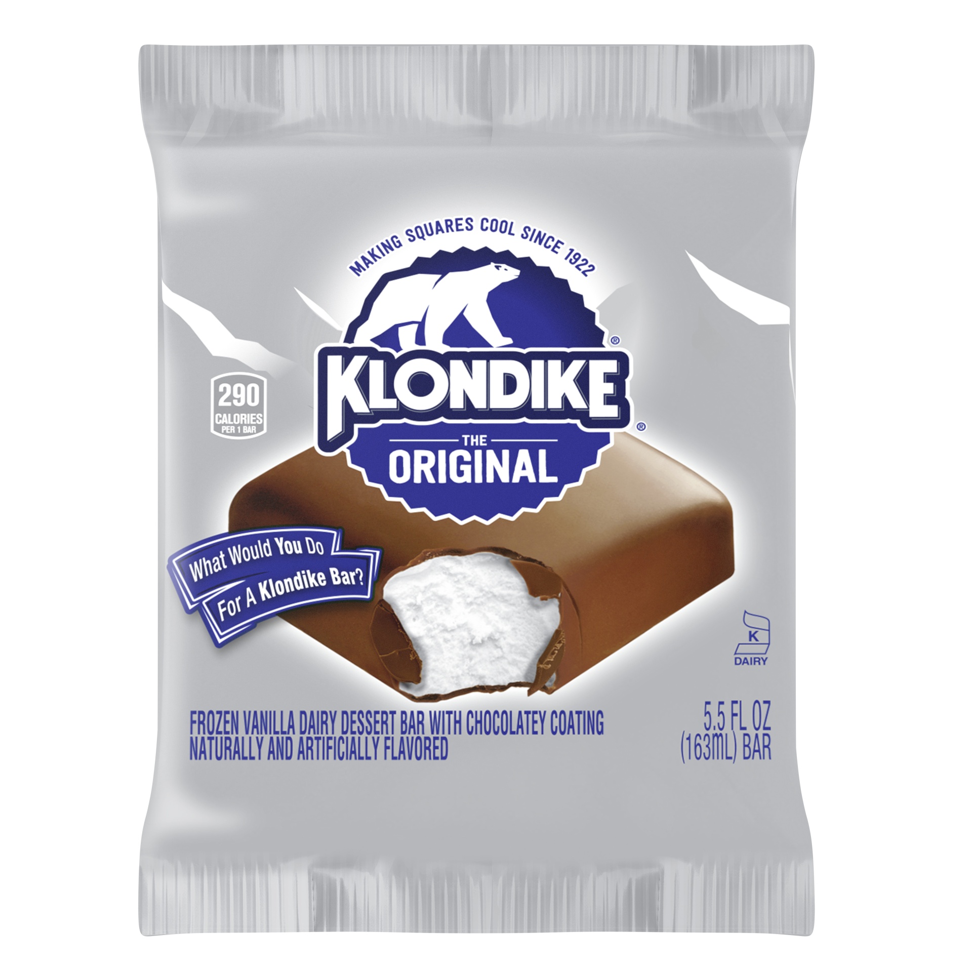 slide 1 of 1, Klondike Original Ice Cream Bar, 5.5 fl oz
