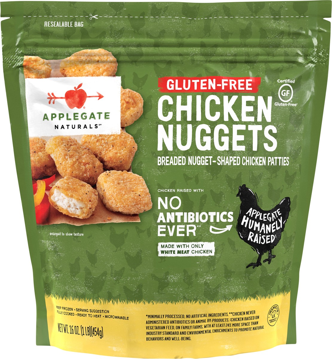 slide 5 of 7, Applegate Naturals Gluten Free Chicken Nuggets, 16 oz