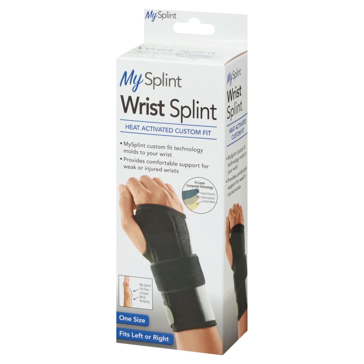 slide 3 of 11, My Splint One Size Wrist Splint 1 ea, 1 ct