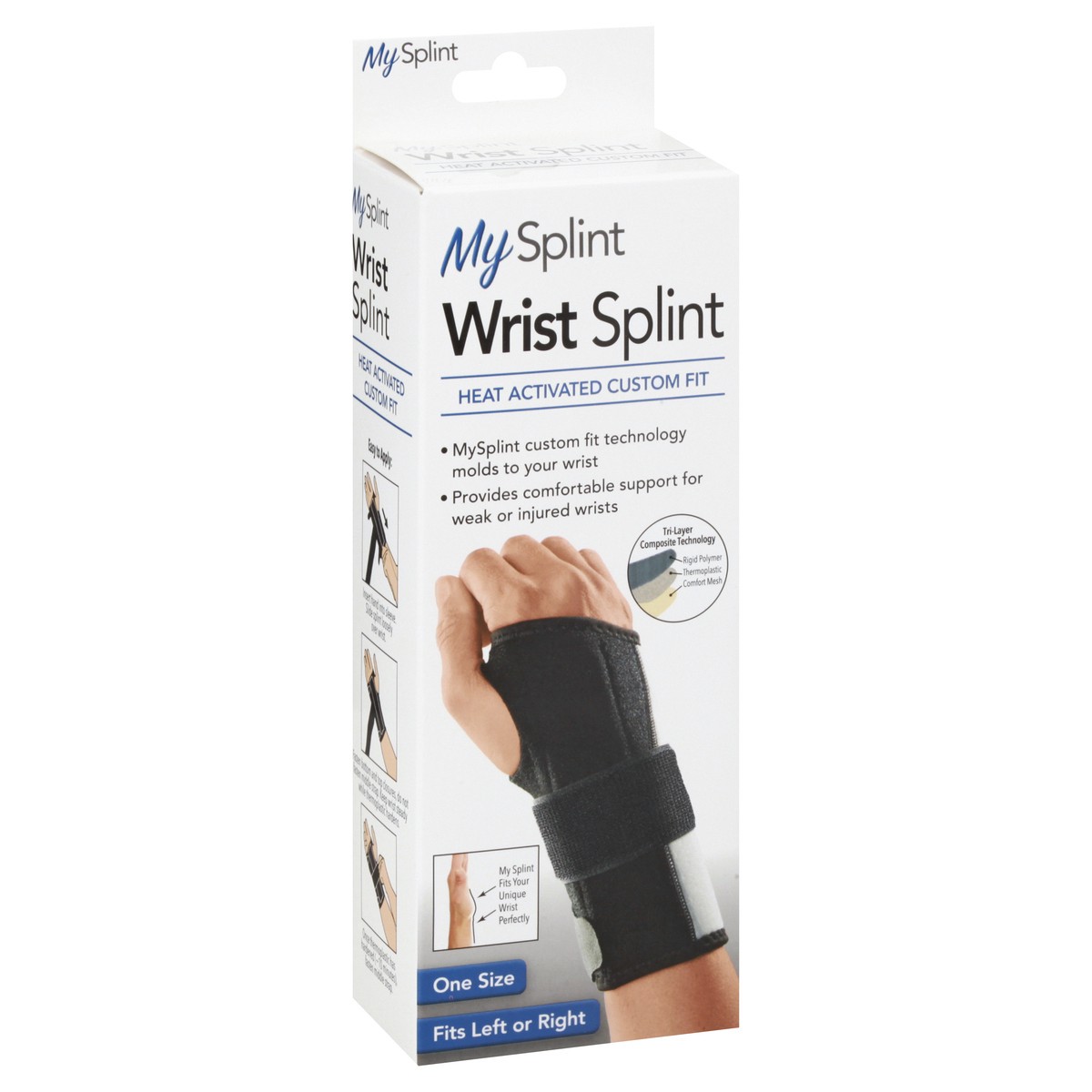 slide 9 of 11, My Splint One Size Wrist Splint 1 ea, 1 ct
