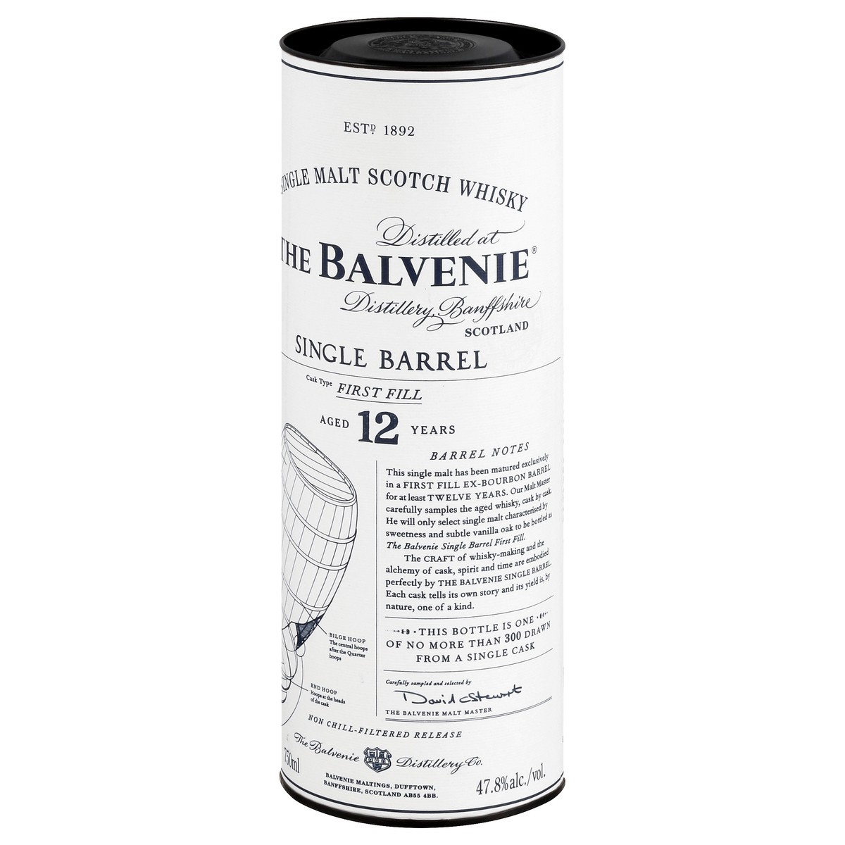 slide 7 of 8, The Balvenie Scotch Whisky, Single Malt, Single Barrel 12, 750 ml