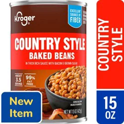 Kroger Country Style Baked Beans, 15 oz
