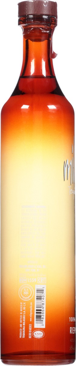 slide 6 of 11, Milagro Tequila, Reposado, 375 ml