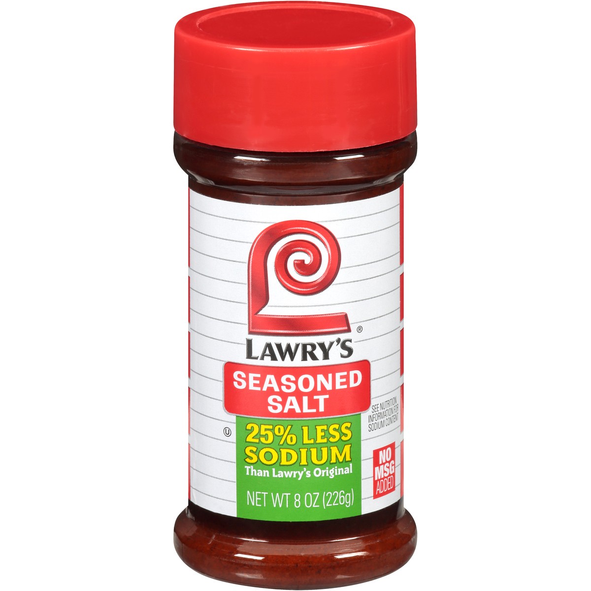 slide 1 of 2, Lawry's Less Sodium Seasoned Salt, 8 oz