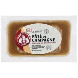 Three Little Pigs Country Brand Pate De Campagne 8 oz