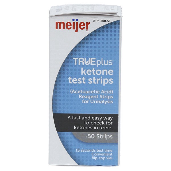 slide 12 of 13, Meijer True Plus Ketone Test Strips, 50 ct