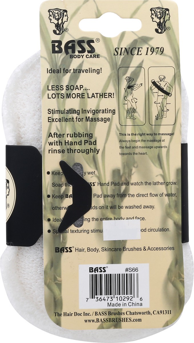 slide 6 of 7, Bass Body Care Hand Pad 1 ea, 1 ct