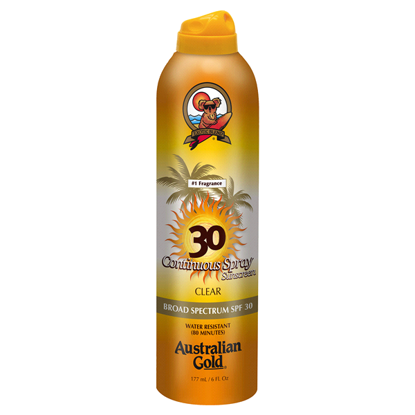 slide 1 of 1, Australian Gold Sunscreen Continuous Spray - SPF 15, 6 oz