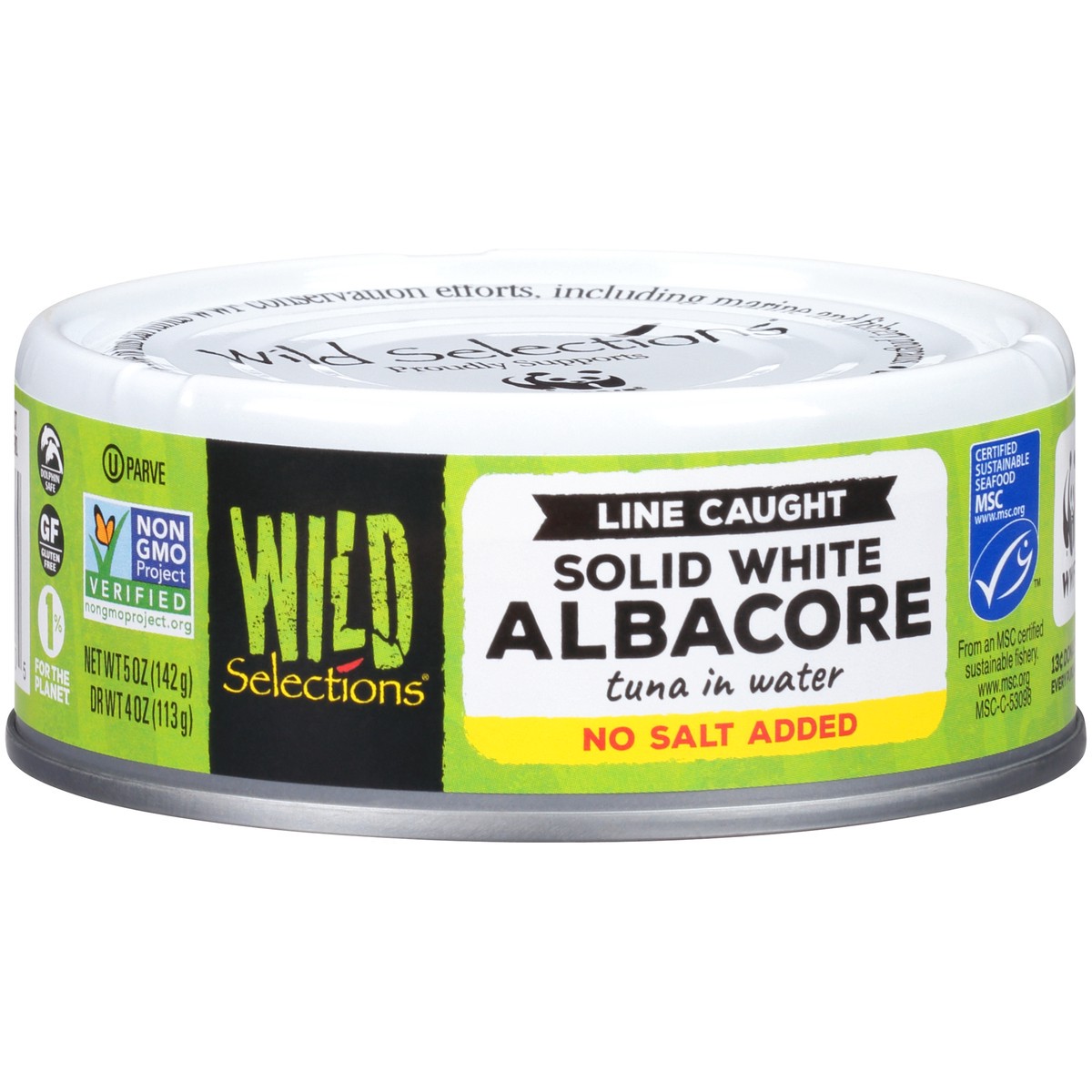 slide 5 of 5, Wild Selections Solid White Albacore Tuna In Water, 5 oz