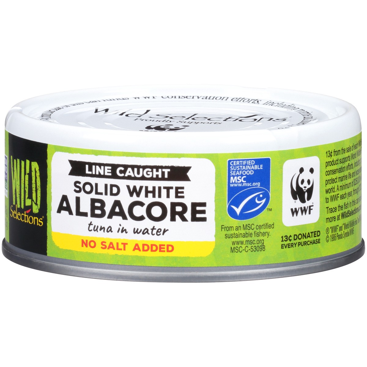 slide 4 of 5, Wild Selections Solid White Albacore Tuna In Water, 5 oz