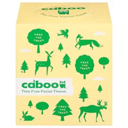 Caboo Tree Free 3-Ply Facial Tissues - 60 ea