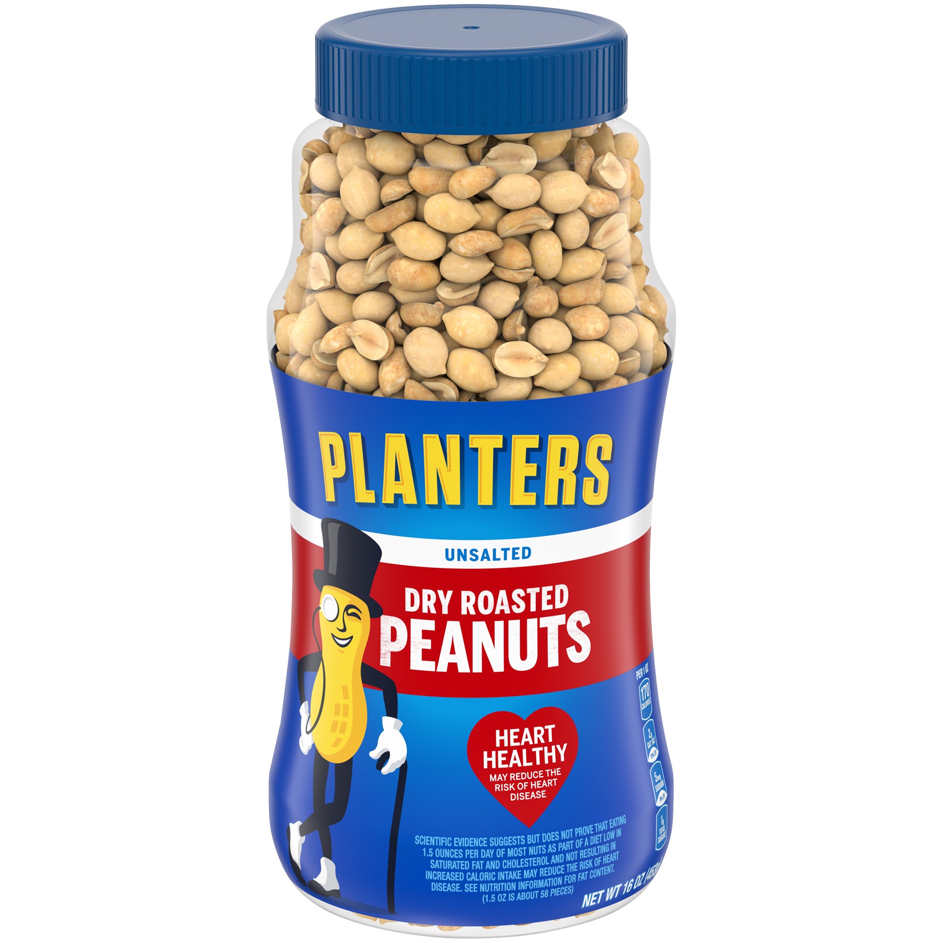 slide 1 of 29, Planters Dry Roasted Unsalted Peanuts 16 oz, 16 oz