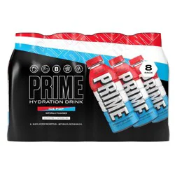 Prime Hydration Ice Pop Sports Drink - 8pk/16.9 fl oz Bottles