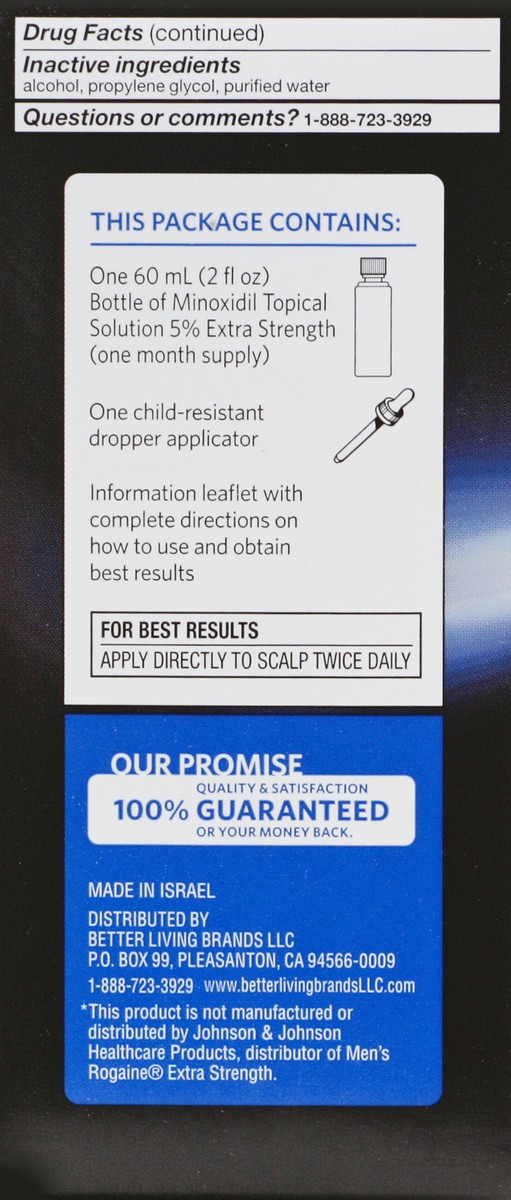 slide 3 of 7, Signature Care Hair Regrowth Treatment Extra Strength for Men Unscented - 2 Fl. Oz., 2 fl oz