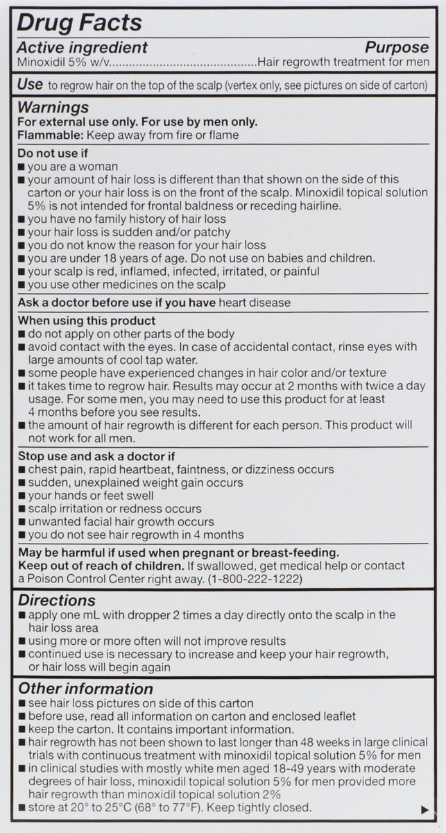 slide 6 of 7, Signature Care Hair Regrowth Treatment Extra Strength for Men Unscented - 2 Fl. Oz., 2 fl oz