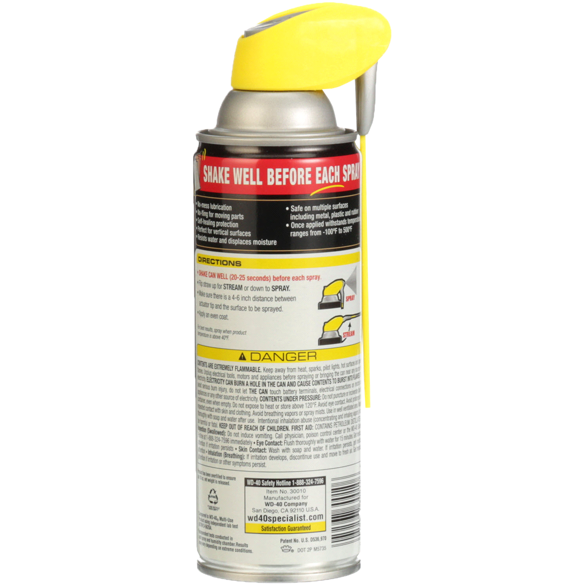slide 2 of 4, WD-40 Specialist Spray & Stay Gel Lubricant, No-Drip Formula, 10 oz