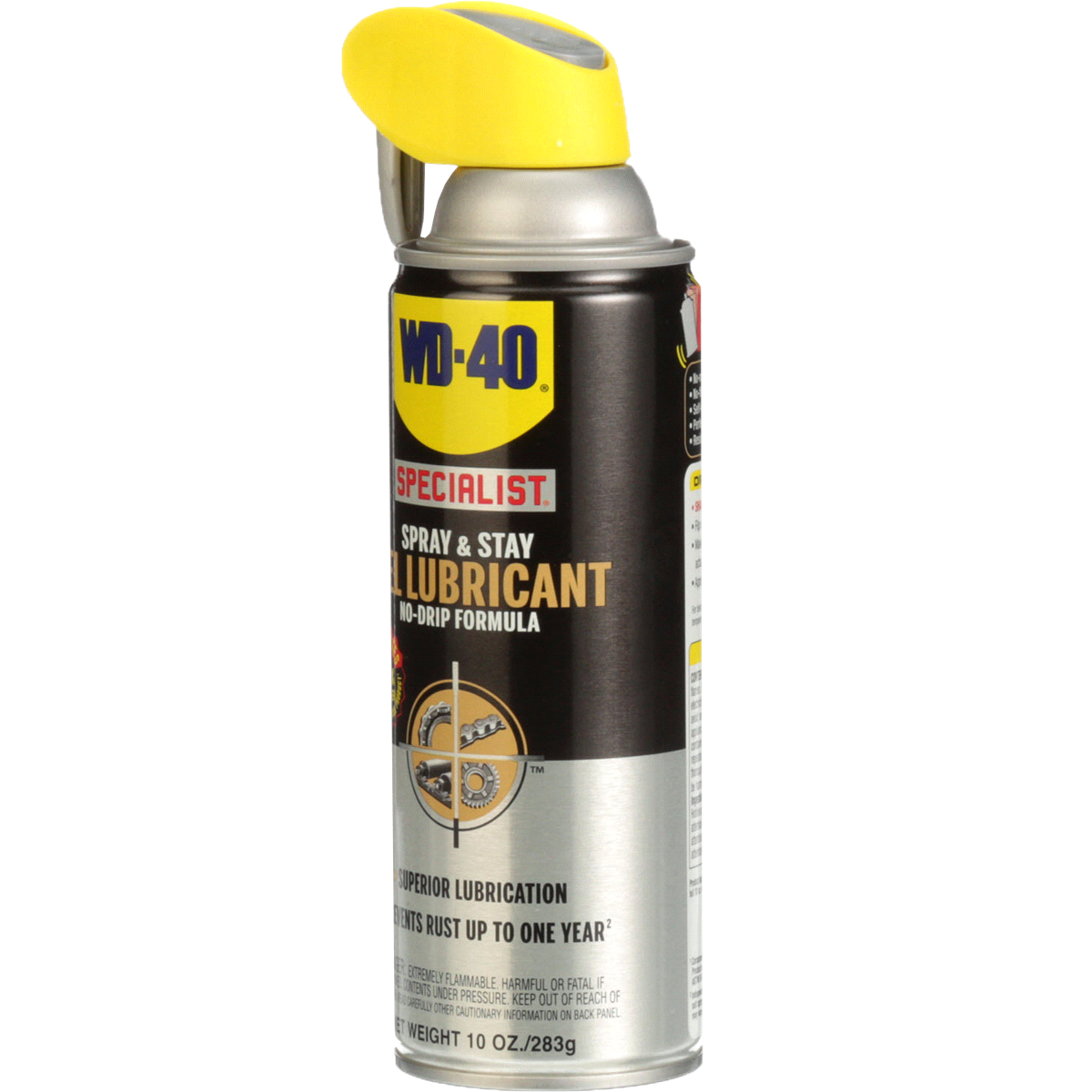 slide 4 of 4, WD-40 Specialist Spray & Stay Gel Lubricant, No-Drip Formula, 10 oz