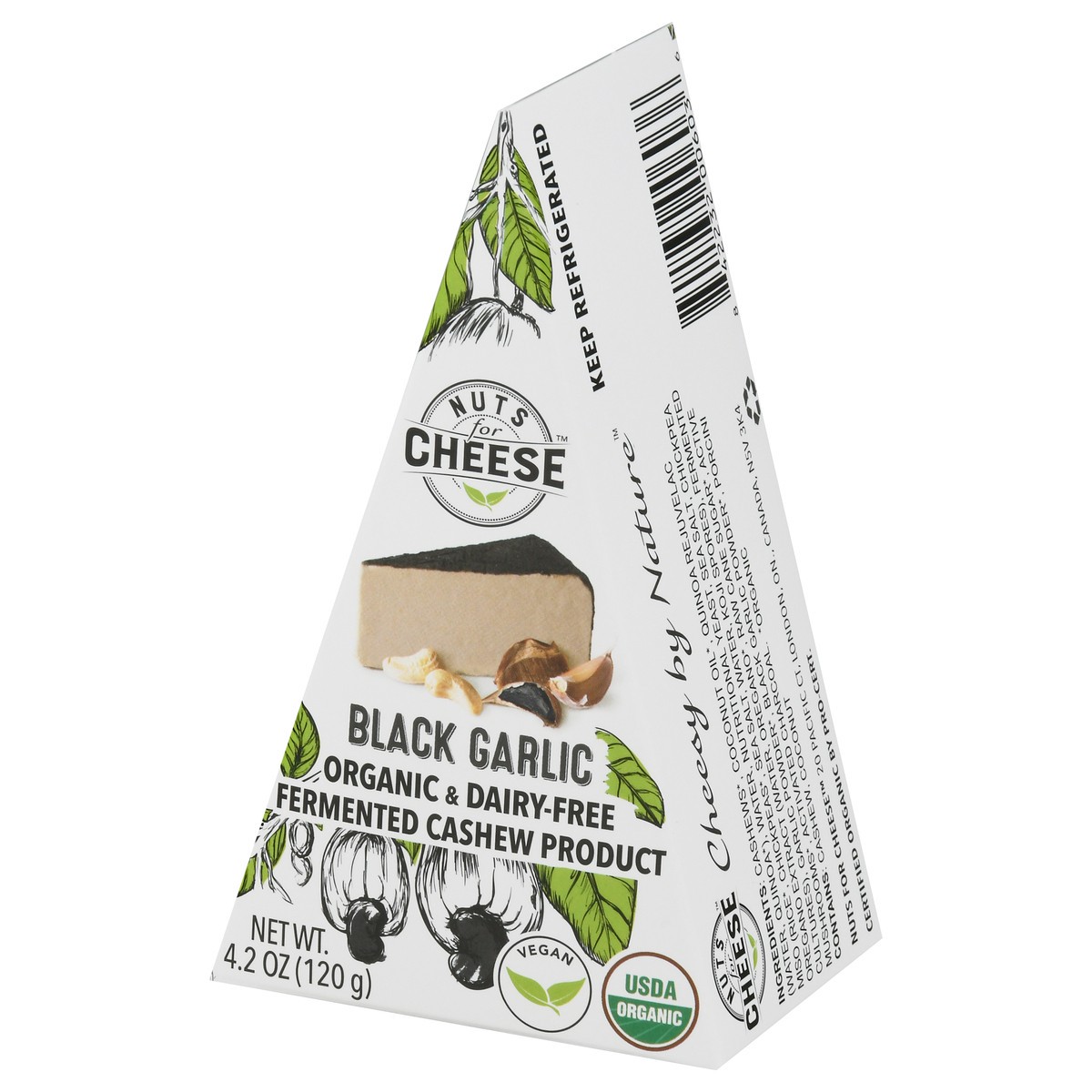 slide 12 of 14, Nuts for Cheese Organic & Dairy-Free Black Garlic Fermented Cashew Product - 4.2 oz, 4.2 oz