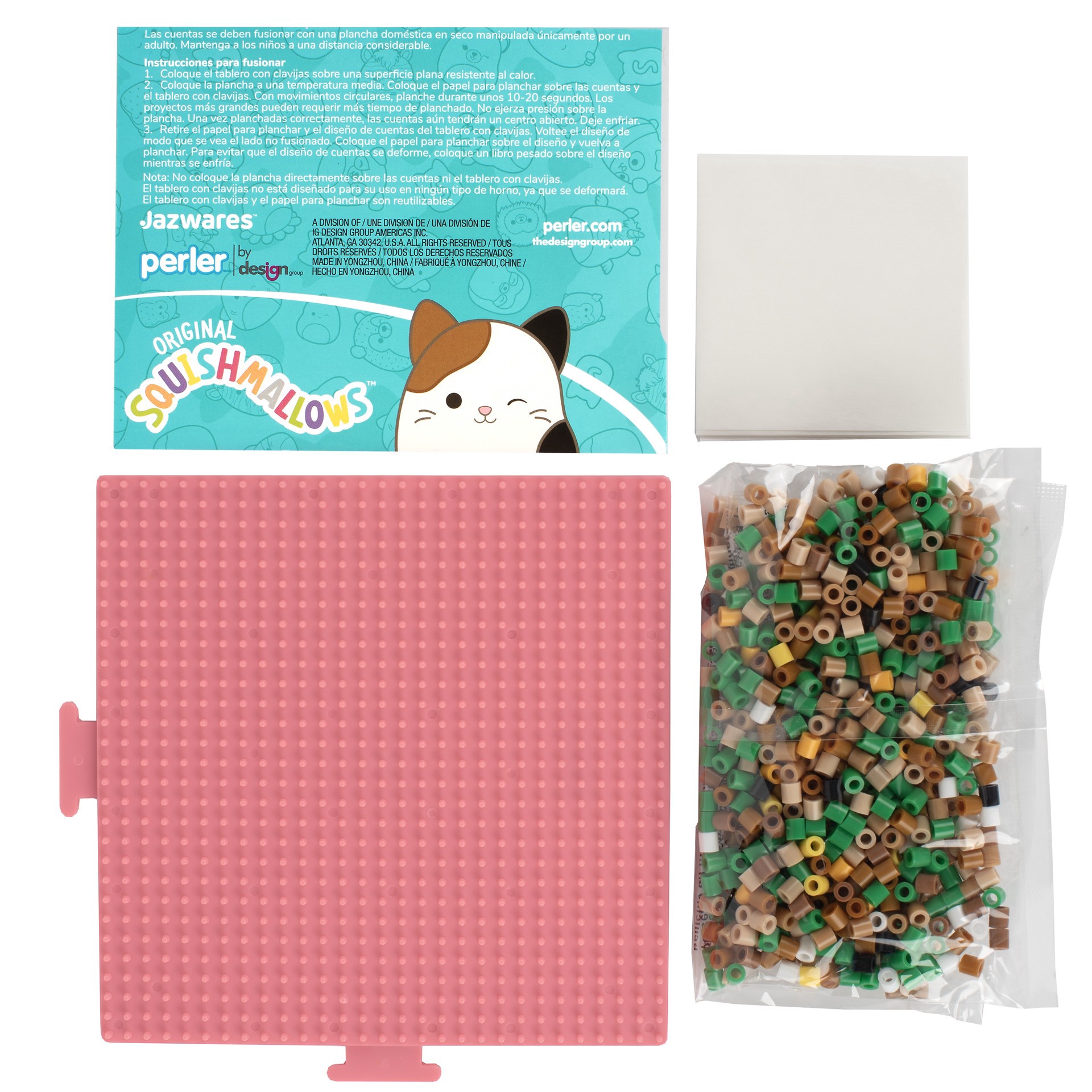 slide 2 of 7, Perler Squishmallows Avery Fused Bead Kit, 1 ct