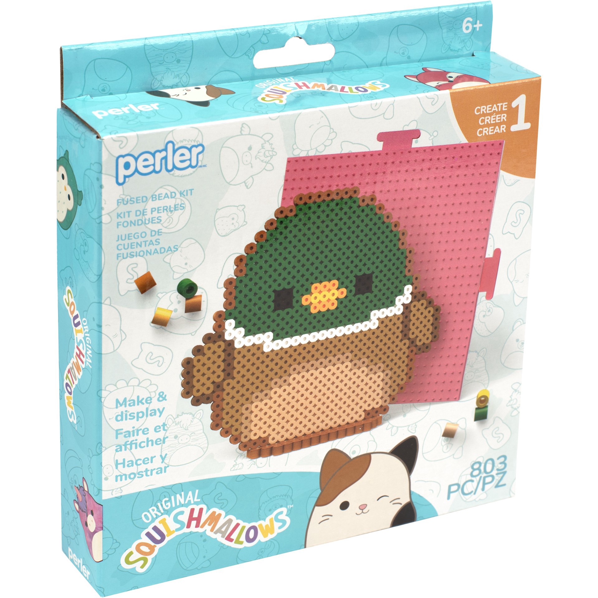 slide 5 of 7, Perler Squishmallows Avery Fused Bead Kit, 1 ct