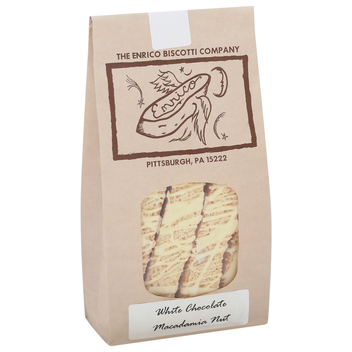 slide 2 of 9, The Enrico Biscotti Company Macadamia Nut White Chocolate Biscotti 8 oz, 8 oz
