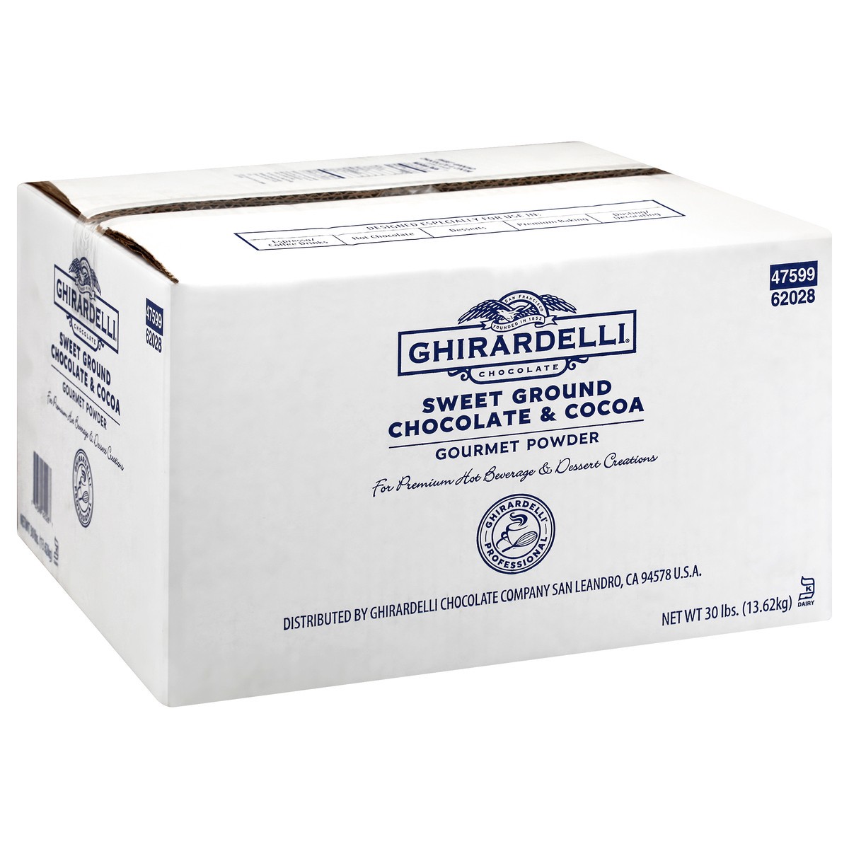 slide 3 of 10, Ghirardelli Sweet Ground Chocolate & Cocoa Gourmet Powder 30 lb, 30 lb