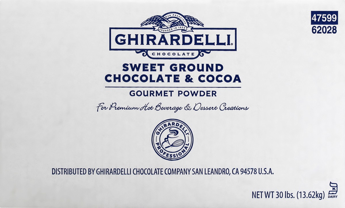 slide 1 of 10, Ghirardelli Sweet Ground Chocolate & Cocoa Gourmet Powder 30 lb, 30 lb