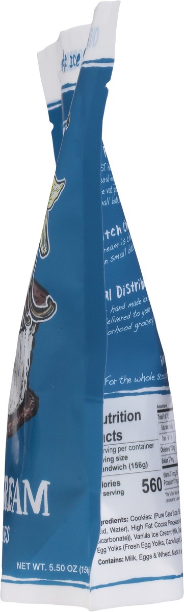 slide 14 of 14, Lopez Island Creamery Handmade Vanilla Ice Cream Sandwich with Two Chocolate Cookies 5.50 oz, 16 fl oz
