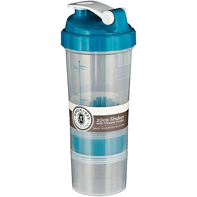 slide 1 of 1, Haven & Key Teal Vitamin Shaker Bottle, 20 oz