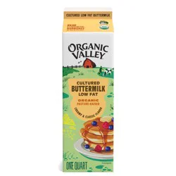 Organic Valley Organic Cultured Low-Fat Buttermilk 1% 1 qt