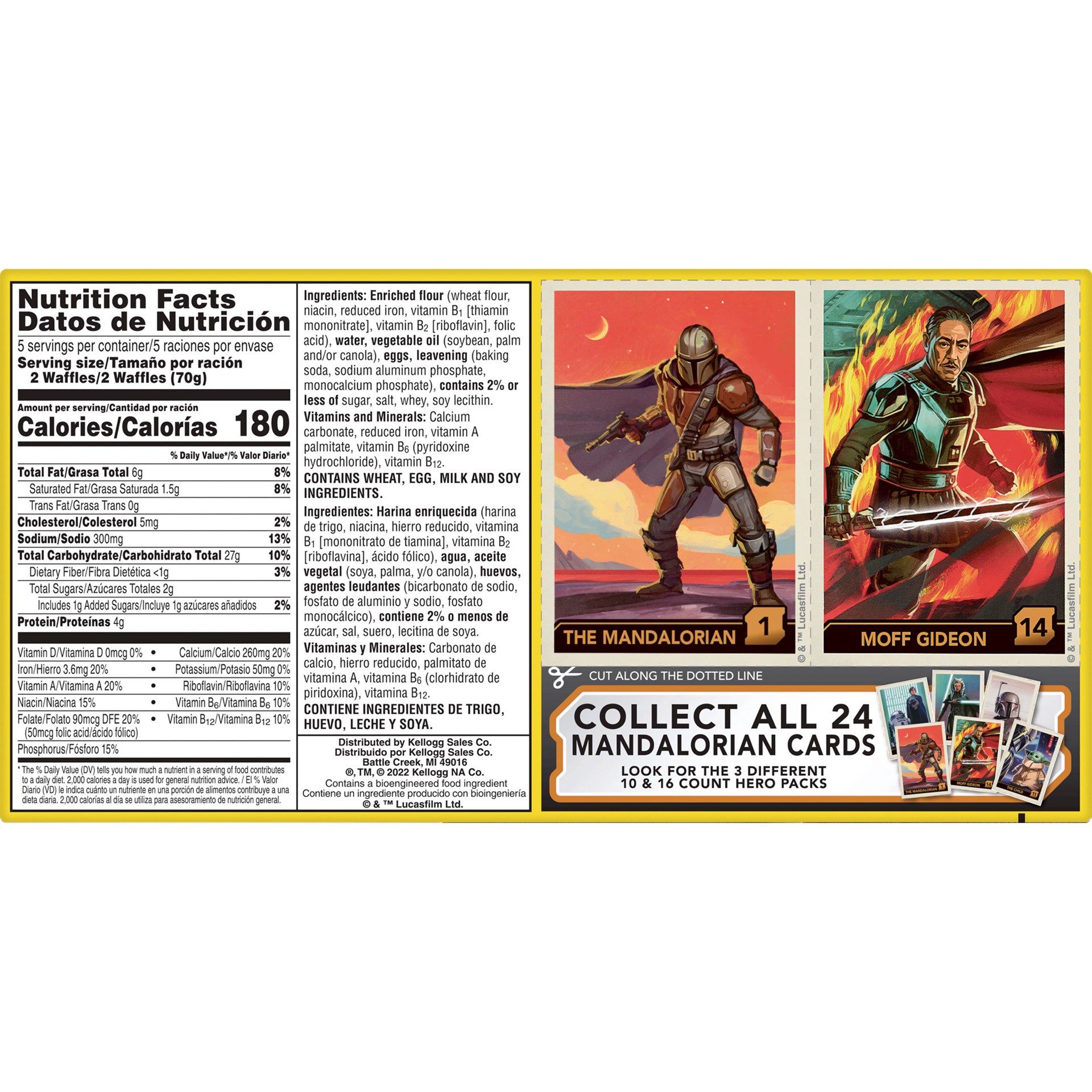 slide 5 of 5, Eggo Frozen Waffles, Galactic Homestyle, 12.3 oz, Frozen, 12.3 oz