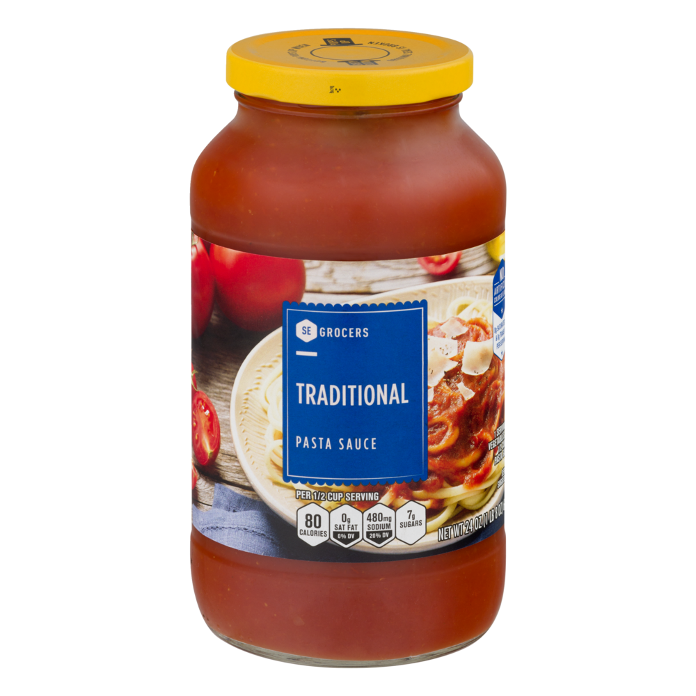 slide 1 of 1, SE Grocers Pasta Sauce Traditional, 24 oz