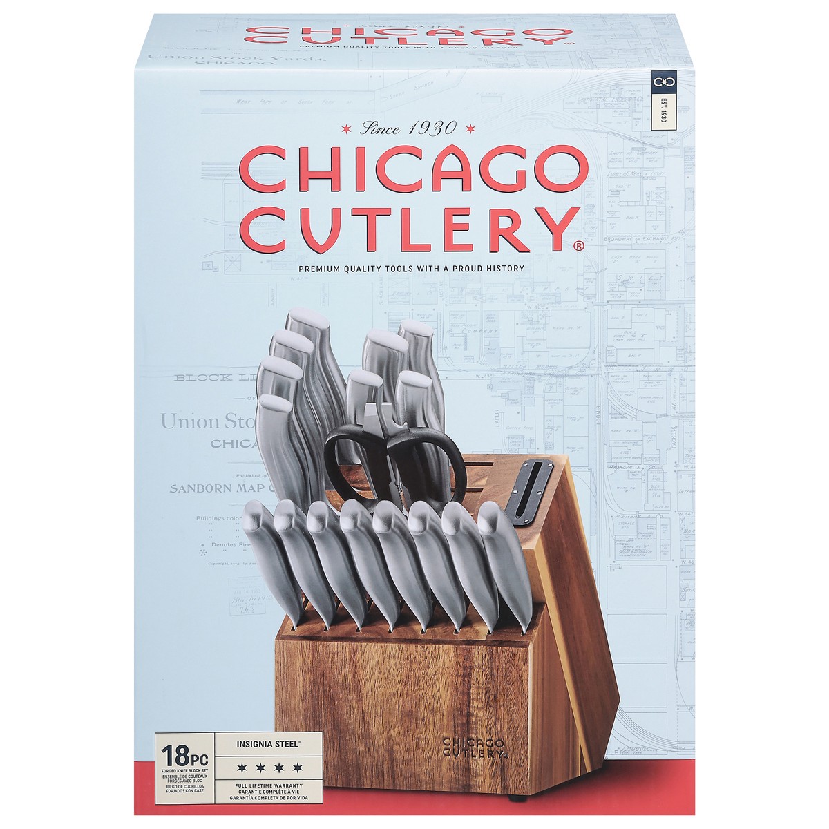 slide 12 of 12, Chicago Cutlery Insignia Steel Forged Knife Block Set 1 ea, 1 ct