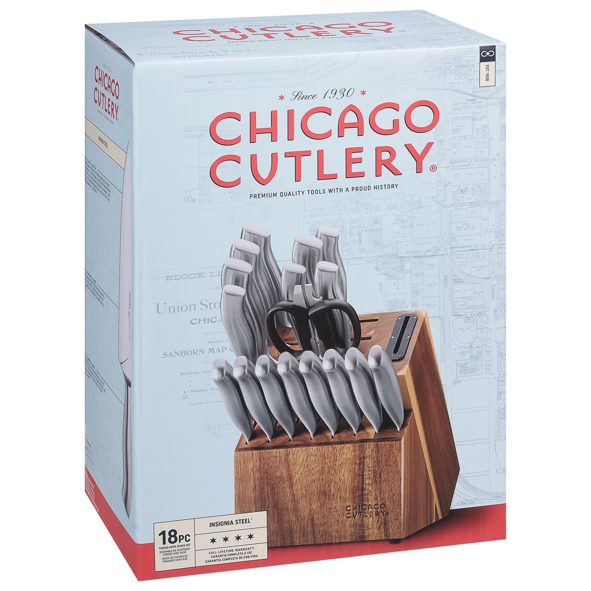 slide 6 of 12, Chicago Cutlery Insignia Steel Forged Knife Block Set 1 ea, 1 ct