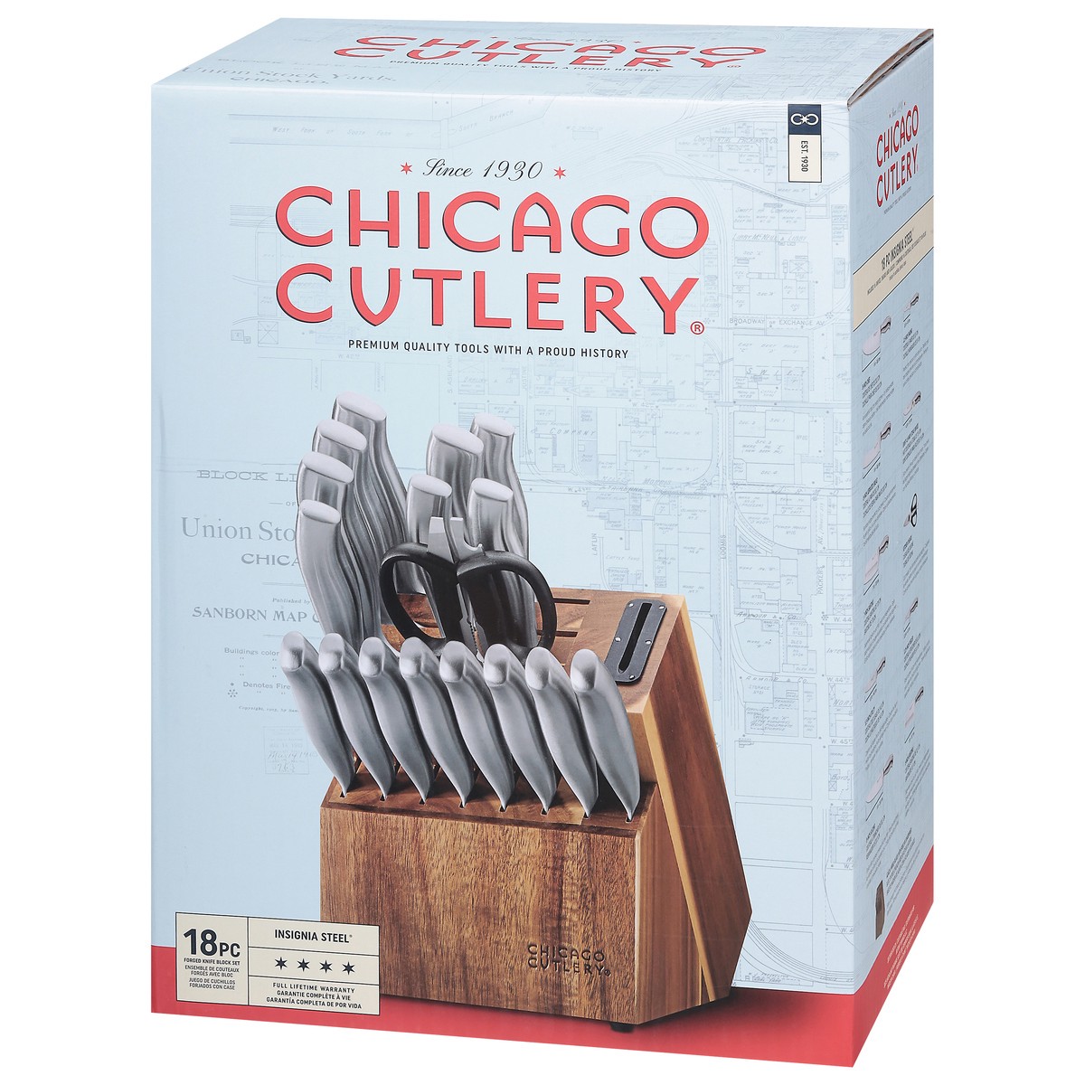 slide 7 of 12, Chicago Cutlery Insignia Steel Forged Knife Block Set 1 ea, 1 ct