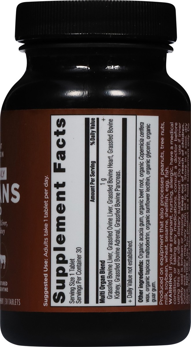 slide 11 of 13, Ancient Nutrition Once Daily Organs Blend 30 Tablets, 30 ct