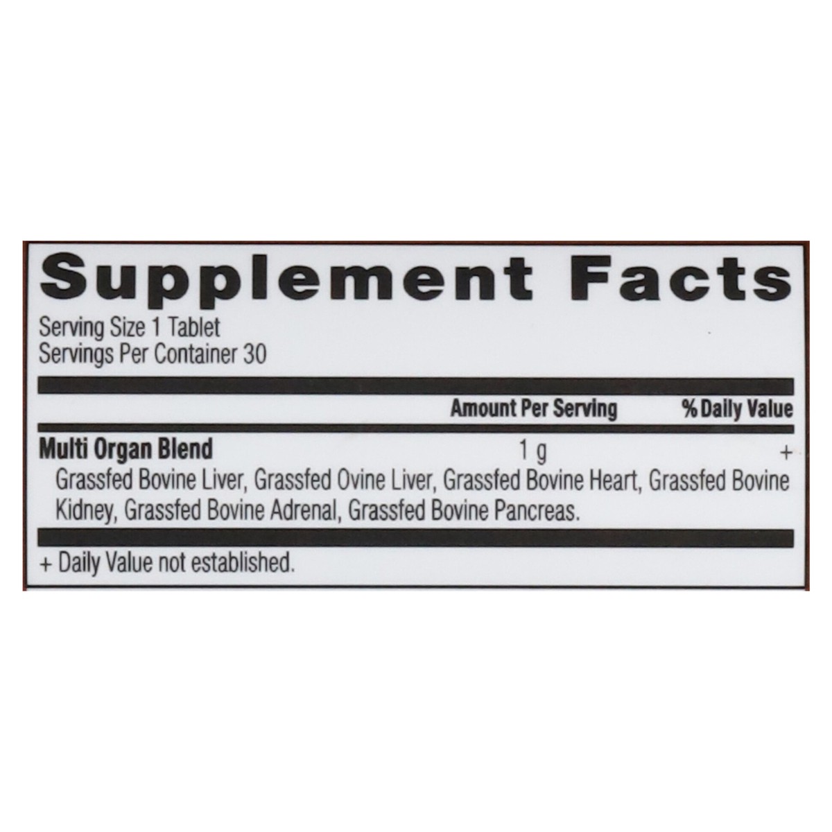 slide 3 of 13, Ancient Nutrition Once Daily Organs Blend 30 Tablets, 30 ct