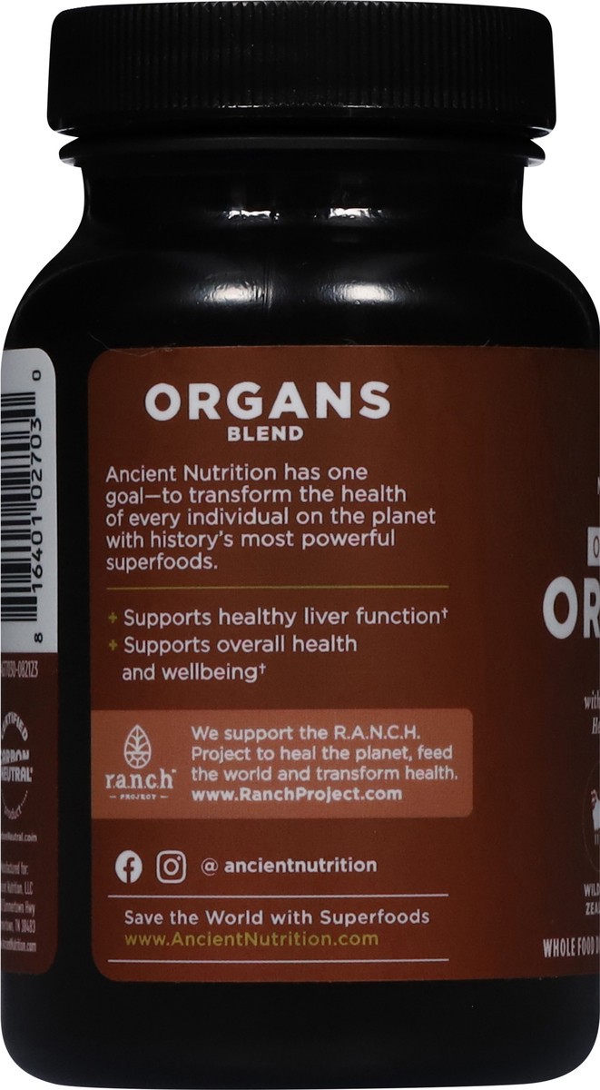 slide 2 of 13, Ancient Nutrition Once Daily Organs Blend 30 Tablets, 30 ct