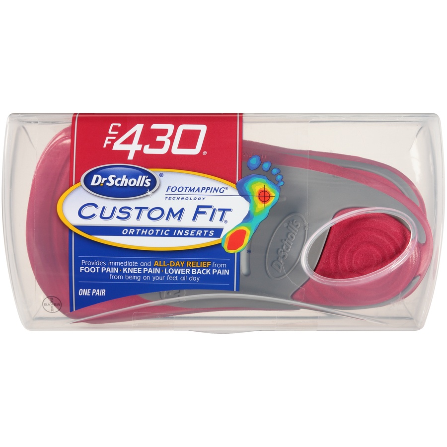 slide 1 of 2, Dr. Scholl's Custom Fit Cf430 Orthotic Inserts, 1 pair