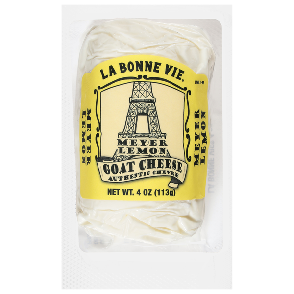 slide 1 of 1, La Bonne Vie Meyer Lemon Goat Cheese, 4 oz