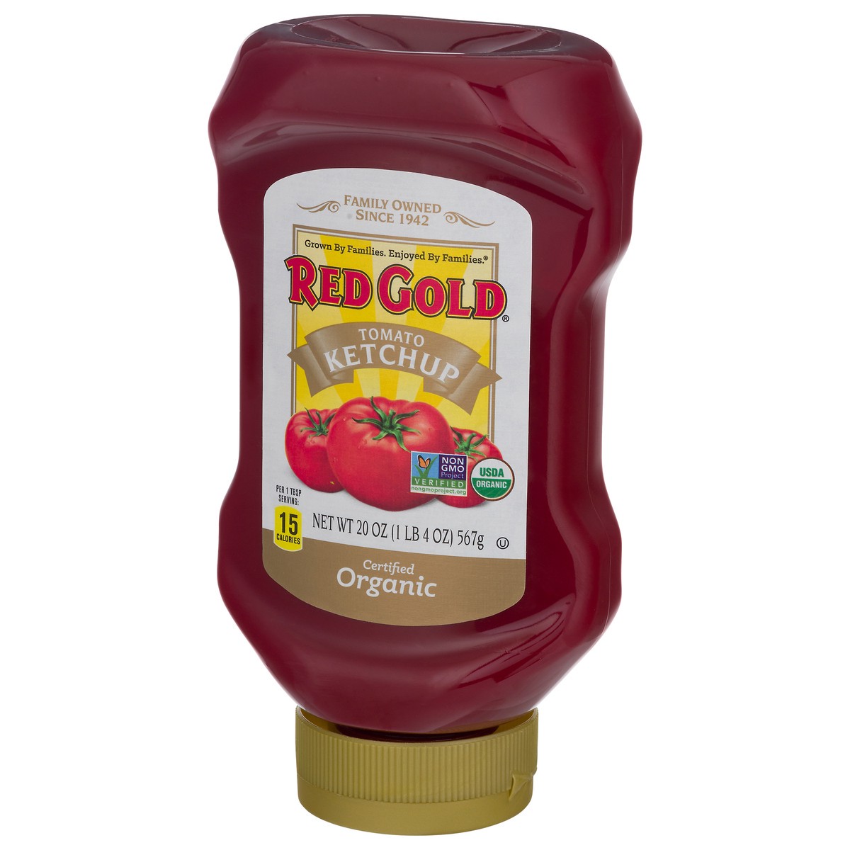 slide 3 of 11, Red Gold Organic Ketchup, 20 oz