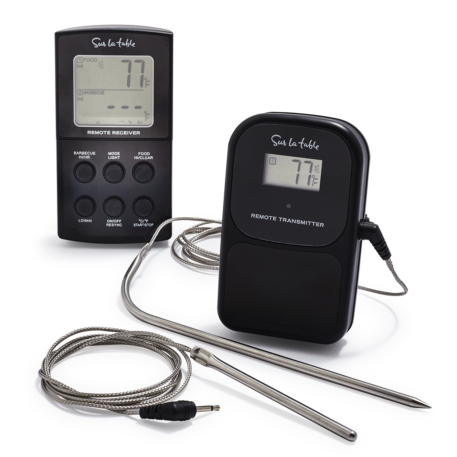 slide 1 of 1, Sur La Table 2-Probe Wireless Grilling and Smoking Thermometer Set, 1 ct