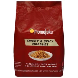 Momofuku Sweet & Spicy Noodles - 5 x 3.35 oz Packs