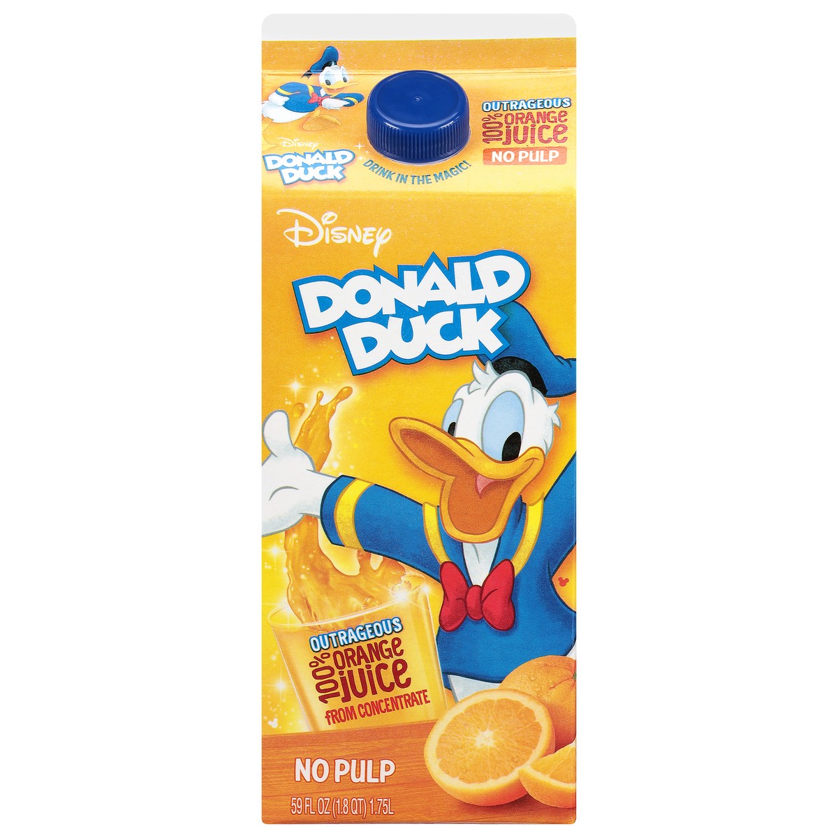 slide 1 of 1, Disney Donald Duck Orginal Orange Juice - 59 fl oz, 59 fl oz