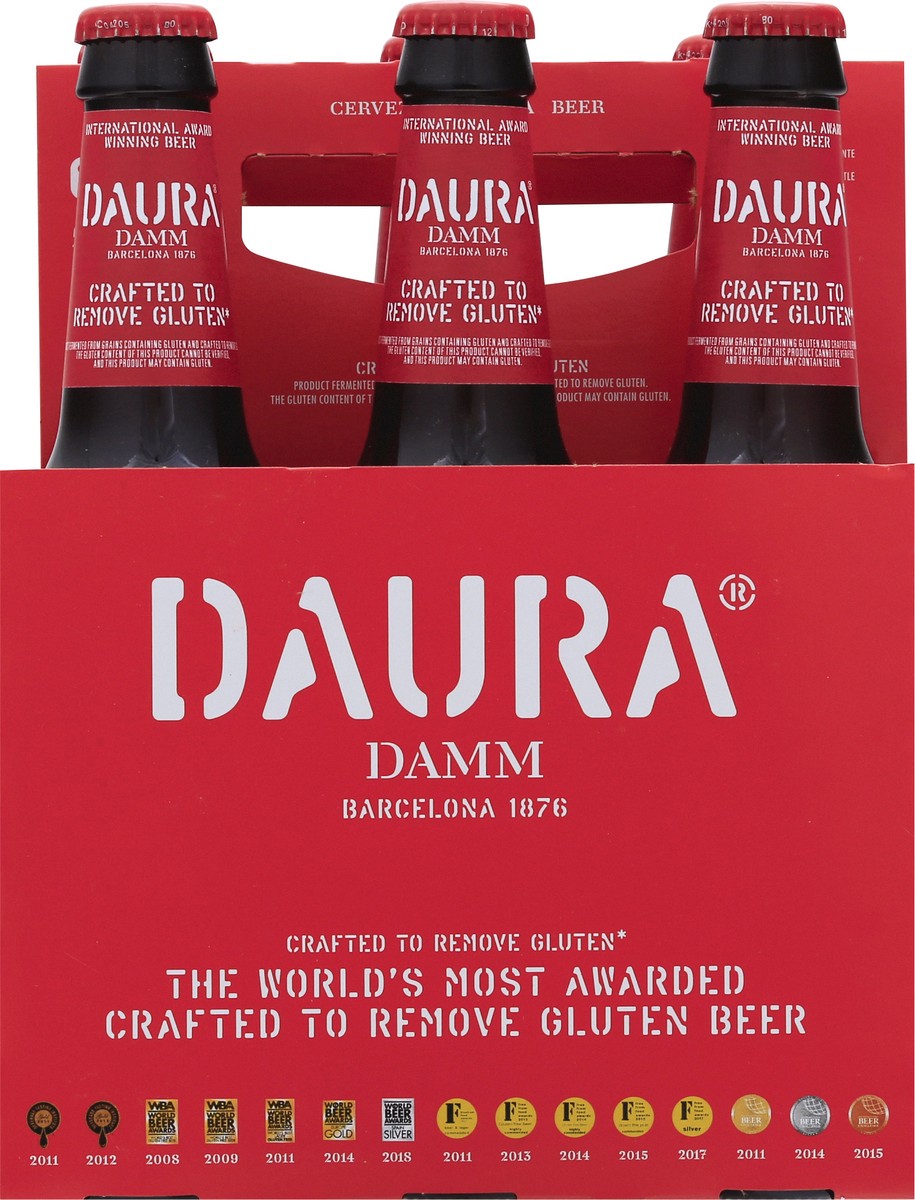 slide 2 of 11, Daura Damm Beer 6 ea, 4 ct; 12 oz